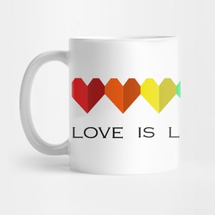 Rainbow Heart Mug